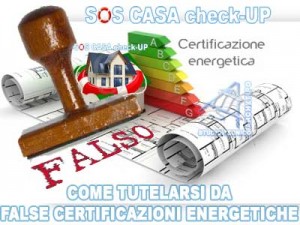 false certificazioni energetiche false certificazioni energetiche