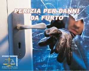 perizia per danni da furto