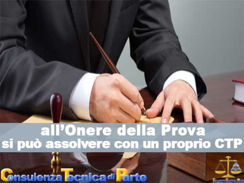 Onere della prova CTP e CTU Onere della prova CTP e CTU
