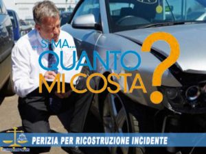 Quanto costa una perizia auto per incidente stradale