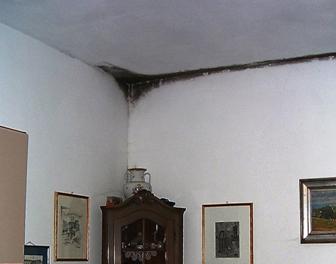 ▷muffa e umidità sui muri di una casa nuova, dovuta a condensa ... Condensa e muffa
